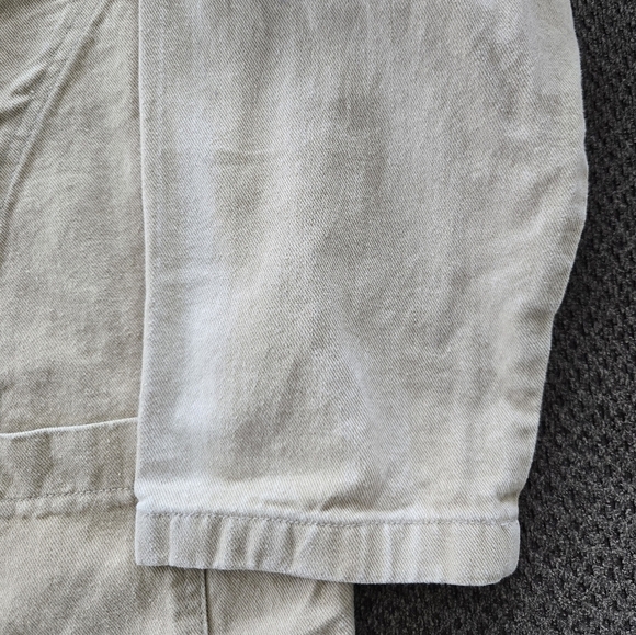VTG Sundance Khaki Blazer Jacket Women XL Beige Long Sleeve Western Barn Chore - Picture 9 of 15